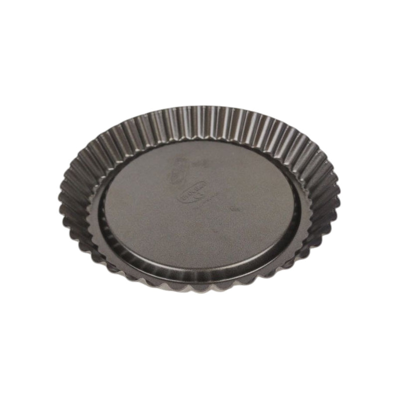 Black fluted tart pan on a white background available at cupindy.com