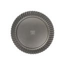 Dark gray fluted tart pan on a white background available at cupindy.com