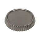 Metallic fluted lid on a white background available at cupindy.com