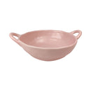 22cm Porcelain Serving Bowl with Handles - Decorative Oval Casserole Dish