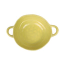 22cm Porcelain Serving Bowl with Handles - Decorative Oval Casserole Dish