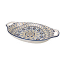 Generic Oval Porcelain Serving Dish 30.5cm With Handles For Baking, Serving & Table Presentation
