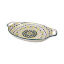 Generic Oval Porcelain Serving Dish 30.5cm With Handles For Baking, Serving & Table Presentation