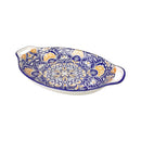 Generic Oval Porcelain Serving Dish 30.5cm With Handles For Baking, Serving & Table Presentation