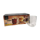 سيتي جلاس كراميل طقم 6 مجات زجاج - 210 مل للشاي والقهوة بتصميم أنيق