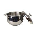 ABOUD 30cm Stainless Steel Cooking Pot - Deep Casserole Pot with Lid