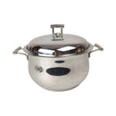 ABOUD 26cm Stainless Steel Cooking Pot - Deep Casserole Pot with Lid