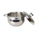 ABOUD 26cm Stainless Steel Cooking Pot - Deep Casserole Pot with Lid