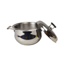 ABOUD 24cm Stainless Steel Cooking Pot - Deep Casserole Pot Made in Egypt