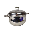 ABOUD 24cm Stainless Steel Cooking Pot - Deep Casserole Pot Made in Egypt