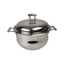 ABOUD 24cm Stainless Steel Cooking Pot - Deep Casserole Pot Made in Egypt