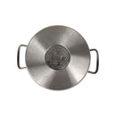 ABOUD 18cm Stainless Steel Cooking Pot - Deep Casserole Pot Made in Egypt