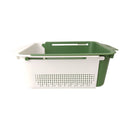 مصفاة حوض قابلة للتمدد - سلة غسيل خضروات وفواكه بلاستيك قابلة للتعديل