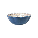 Porcelain Serving Bowl Medium 15cm With Geometric Pattern For Salads And Daily Dining