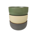 Porcelain Soup Bowl 15 cm, Random Colors, Deep Design For Noodles, Soup & Daily Serving