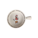 Generic Porcelain Mini Soup Bowl With Handle, White, Random Prints For Daily Serving