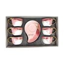 Generic Porcelain Espresso Coffee Cup Set Small Elegant Design For Daily Serving