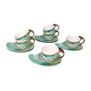 Generic Porcelain Espresso Coffee Cup Set Small Elegant Design For Daily Serving