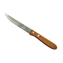 JAFOISON Stainless Steel Kitchen Knife 11.5 cm – Serrated Edge With Wooden Handle