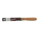 JAFOISON Stainless Steel Kitchen Knife 11.5 cm – Serrated Edge With Wooden Handle