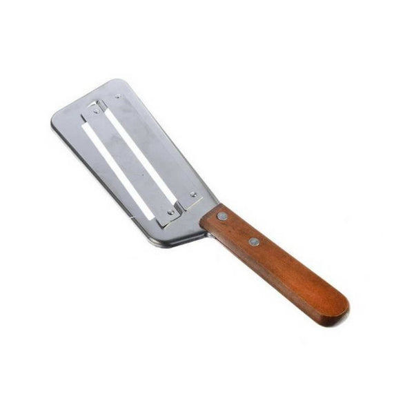 Stainless Steel Vegetable Slicer With Wooden Handle – Manual Cutter For Cabbage & Lettuce