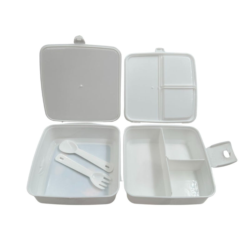 علبة طعام للأطفال بتصميم الفضاء والديناصورات آمنة للمايكروويف مع ملعقة وشوكة