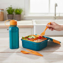 M Design Lunch Box And Water Bottle Set PP5 Plastic 1600ml & 650ml For School And Work