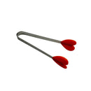 Mini Serving Tongs 12.5cm Stainless Steel With Silicone Tips Random Colors For Snacks