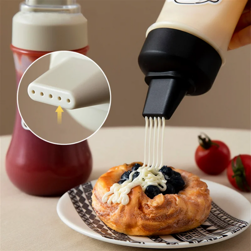Easy-pour precision squeeze bottle for kitchen sauces – Cupindy