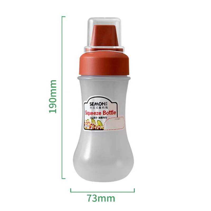 Plastic bottle with nozzle for syrup and dessert sauces – Cupindy