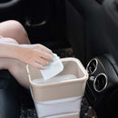 Portable folding trash bin with spout for camping, picnic or home | Cupindy