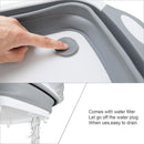 Multifunction Foldable Cutting Board Dish Tub Plastic 30x40 cm For Washing, Cutting And Storage
