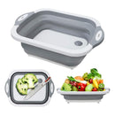 Multifunction Foldable Cutting Board Dish Tub Plastic 30x40 cm For Washing, Cutting And Storage