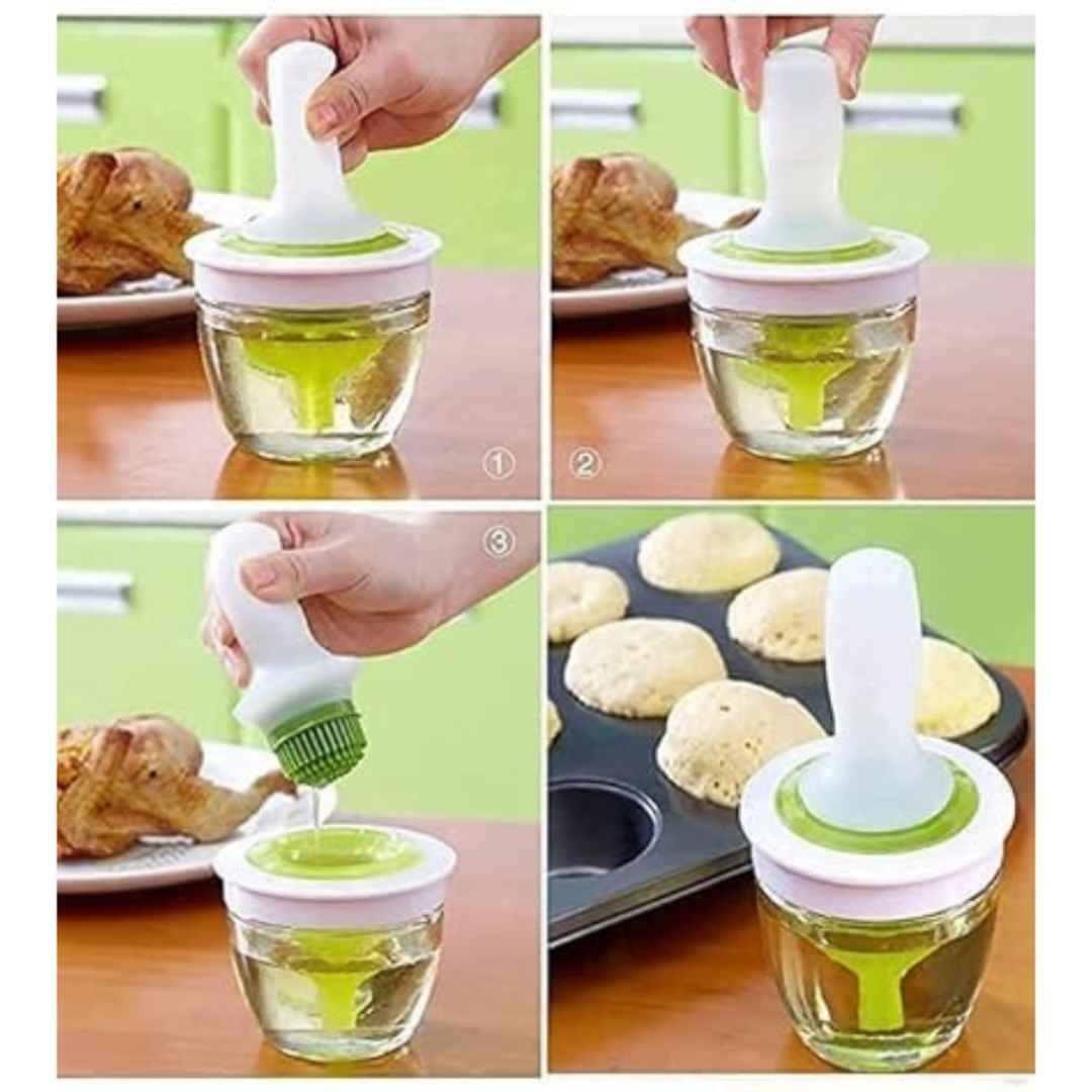 All-in-one oil brush dispenser for pastry, baking, and BBQ | Cupindy