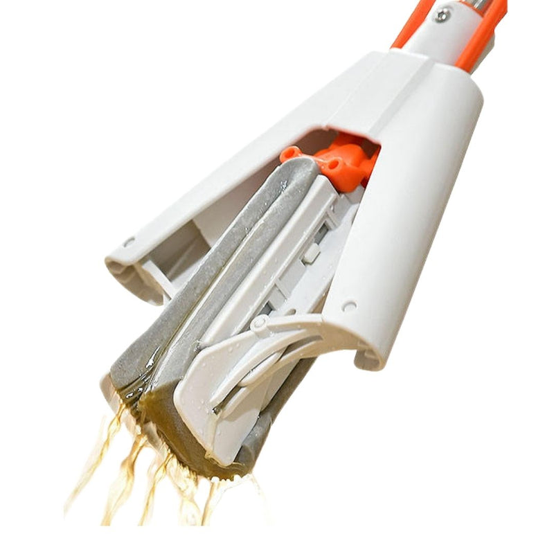 مممسحة أرضيات إسفنجية ذاتية العصر برأس عالي الامتصاص