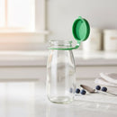 Pasabahce Glass Bottle with Flip Lid – Compact Drinking Bottle 250 ml, Random Color