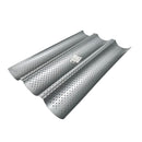Perforated Baguette Baking Tray 38cm Carbon Steel Pan For Crispy French Bread Results