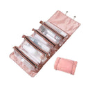 حقيبة مكياج للسفر مع 4 حقائب قابلة للإزالة - تنظيم مستحضرات التجميل ولوازم الاستحمام والإكسسوارات