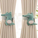 Plush Cartoon Curtain Tiebacks Set Of 2 Soft Decorative Holdbacks For Kids Room – Selective Shapes
