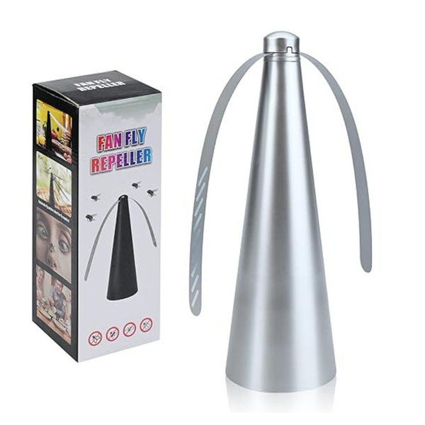 Portable Fan Fly Repeller For Outdoor And Indoor Use - Safe, Silent, And Chemical-Free Solution