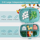 Portable Multi-Compartment Pill Box - Small Travel Organizer for Medicine & Jewelry
