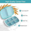 Portable Multi-Compartment Pill Box - Small Travel Organizer for Medicine & Jewelry