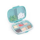 Portable Multi-Compartment Pill Box - Small Travel Organizer for Medicine & Jewelry