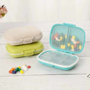Portable Multi-Compartment Pill Box - Small Travel Organizer for Medicine & Jewelry