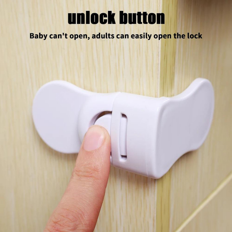 Durable child-proof locks for cabinets and drawers