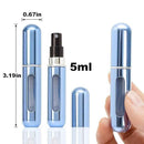 Refillable Perfume Atomizer Spray Bottle 5ml – Portable Mini Travel Scent Pump, Select Colors