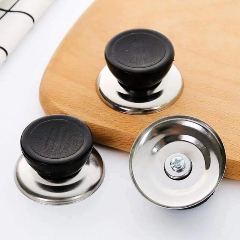 Durable black pot lid handle replacement for easy cooking