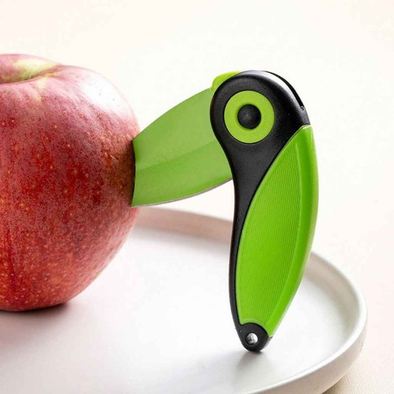 Foldable Pocket Kitchen Knife – Compact Colorful Cutter For Fruits, Vegetables & Outdoor Use
