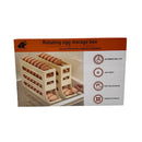 Rotating Egg Storage Box Yellow Plastic Organizer For Fresh Eggs & Space-Saving Fridge Order