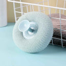 إسفنجة استحمام دائرية ناعمة بشكل دونات بمقبض إصبع – لتنظيف وتقشير الجسم بالكامل